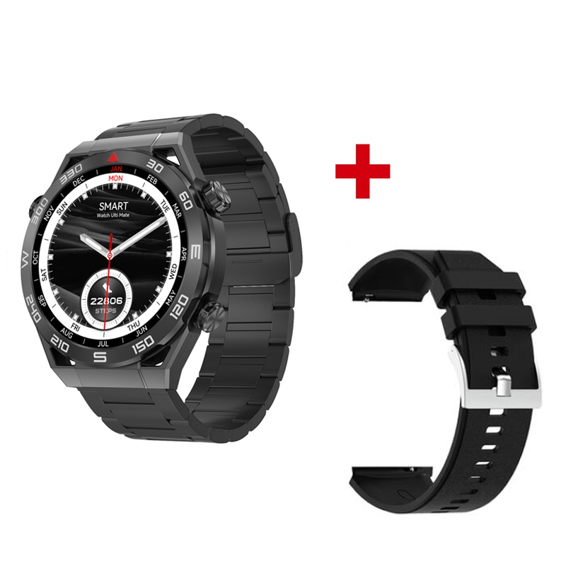 Jam Tangan Pintar Pria DT Ultra Mate Smart Watch 1.5&quot; HD Screen Health Management NFC Wireless Charging Smartwatch BT Call Bracelet Baterai Besar Olahraga Smartwatch Pria Sport Fitness Tracker