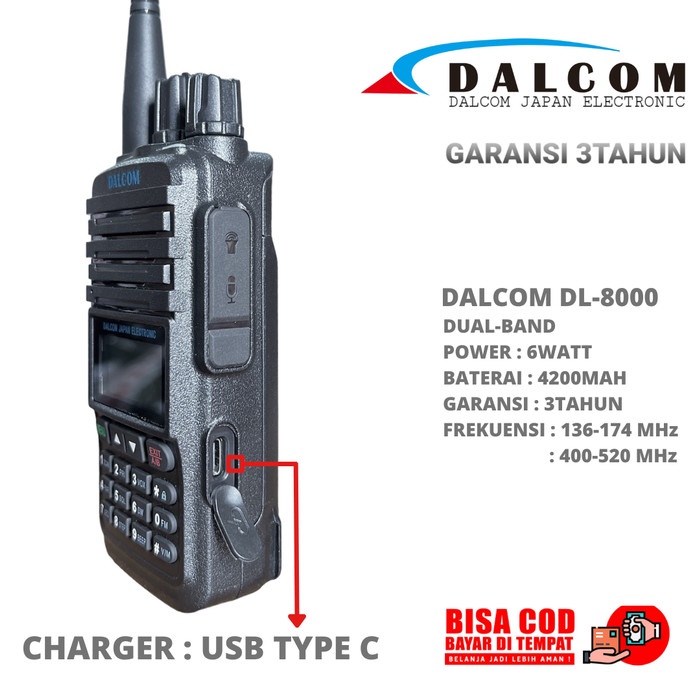 HT DALCOM JAPAN DL-8000 DUAL BAND