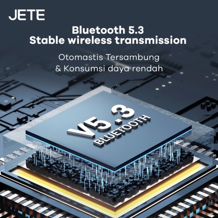 JETE TWS CS1 | Headset Bluetooth 5.3 with LED Display - Garansi RESMI