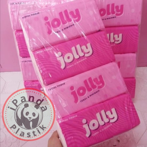 JOLLY FACIAL TISSUE 200 sheet 4 pack/tisu wajah serbaguna Joly 2ply