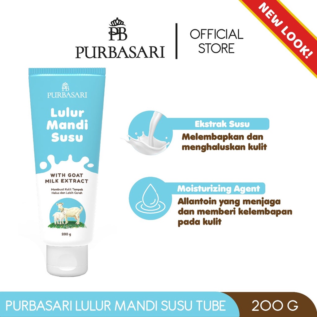 [NEW] Purbasari Lulur Mandi Susu / Milk Body Scrub