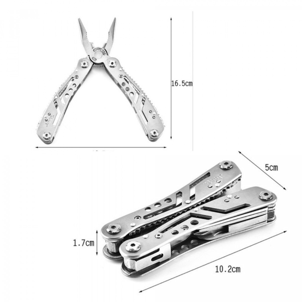 Tang Multifunctional EDC Plier Survival Tool Stainless Steel - MPA22S