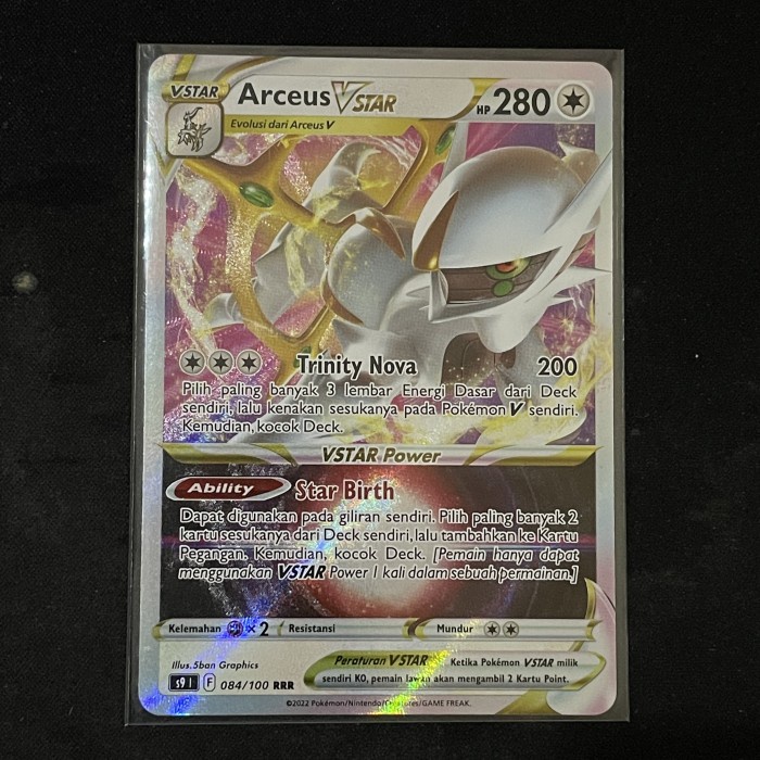 Arceus V Star - Kartu pokemon indonesia tcg card