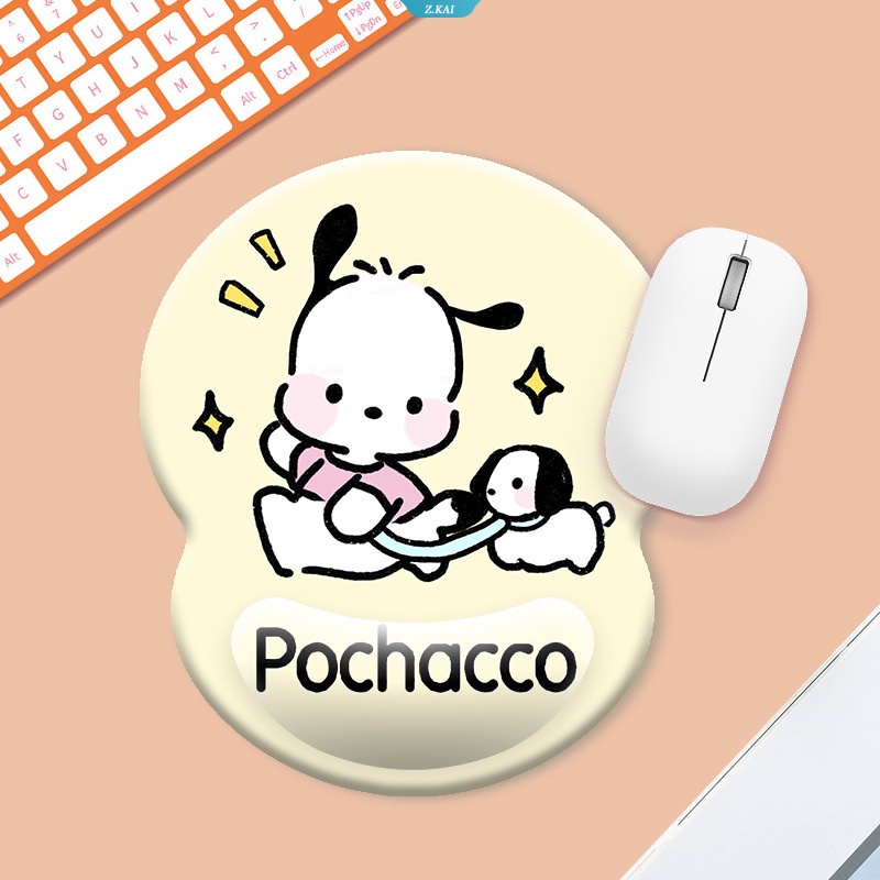 Nerdy Lucu Kartun Anime Gadis Kreatif Silikon Pelindung Pergelangan Tangan Mouse Pad Seri Segar Silikon Pelindung Pergelangan Tangan Pad [ZK]