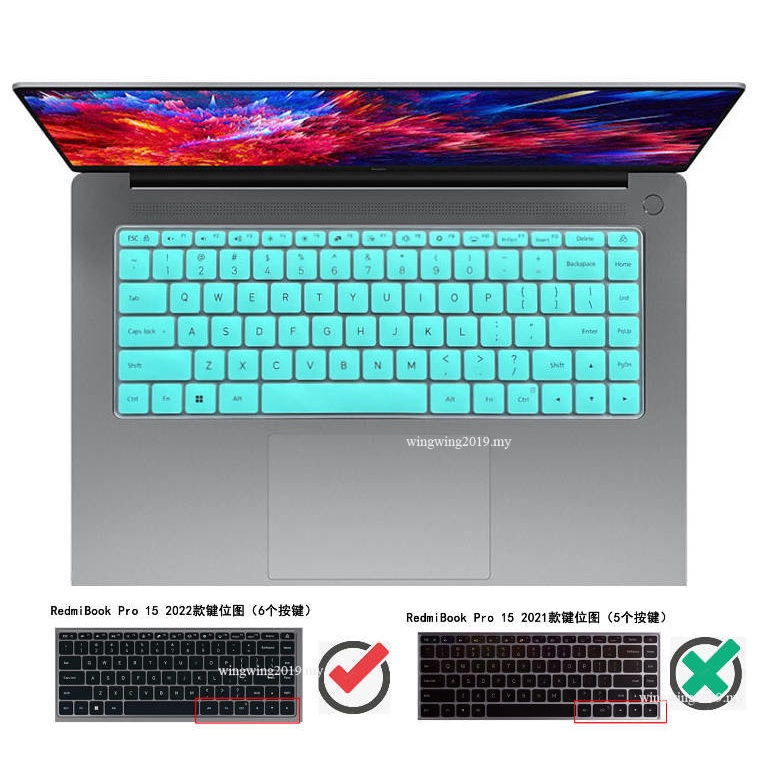 Silikon Penutup Keyboard laptop Pelindung Kulit Untuk XiaoMi Mi RedmiBook Pro 16 15 2022 2021 i5 i7 RedMi Book15 Pro 15.6 inch