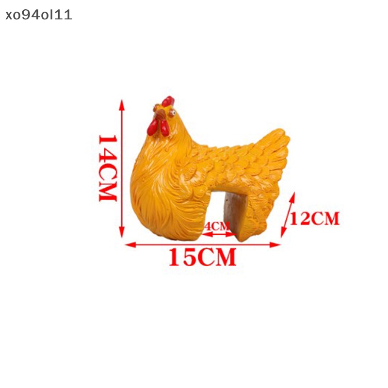 Xo Patung Ayam Lucu Halaman Belakang Dekorasi Taman Ornamen Patung Ayam OL