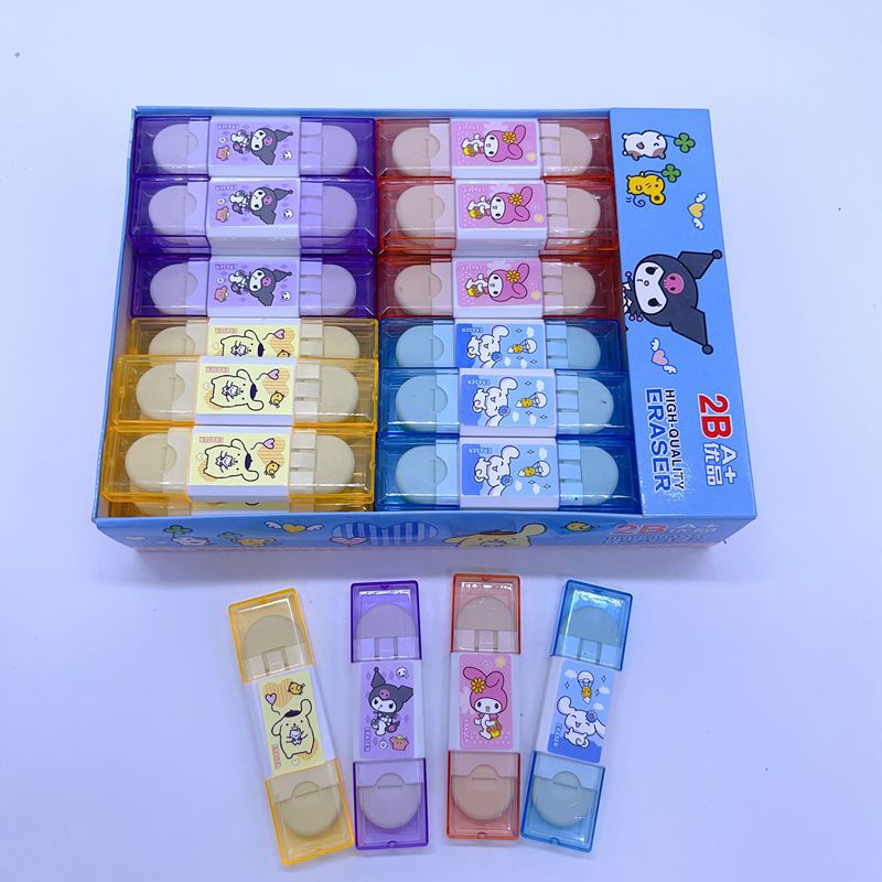 penghapus 2 kepala sanrio / koje eraser cinnamoroll kuromi melody