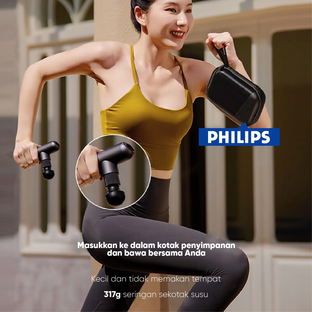 Philips massage Massage Gun Pijat 10kg intensity/titanium PPM7501