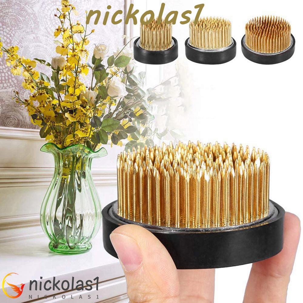 Nickolas1 Ikebana Holder Floristry Jarum Runcing Kenzan Art Alat Tetap