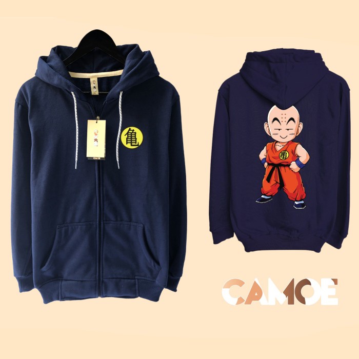 Jaket Hoodie Zipper Krillin