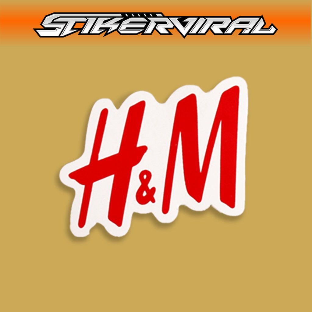 

STIKER GRAFTAC - LOGO H&M- STIKER AESTHETIC LAPTOP, AKSESORIS HP, ANTI AIR, MOTIF,HELM.