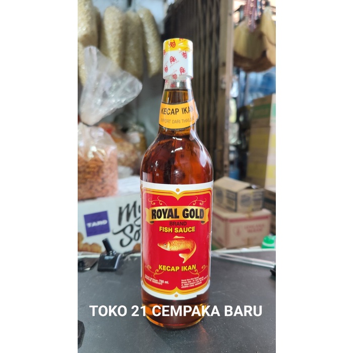

Kecap Ikan Merek Royal Gold Botol Besar 725 ml | Fish Sauce 725ml EXP 05/2025