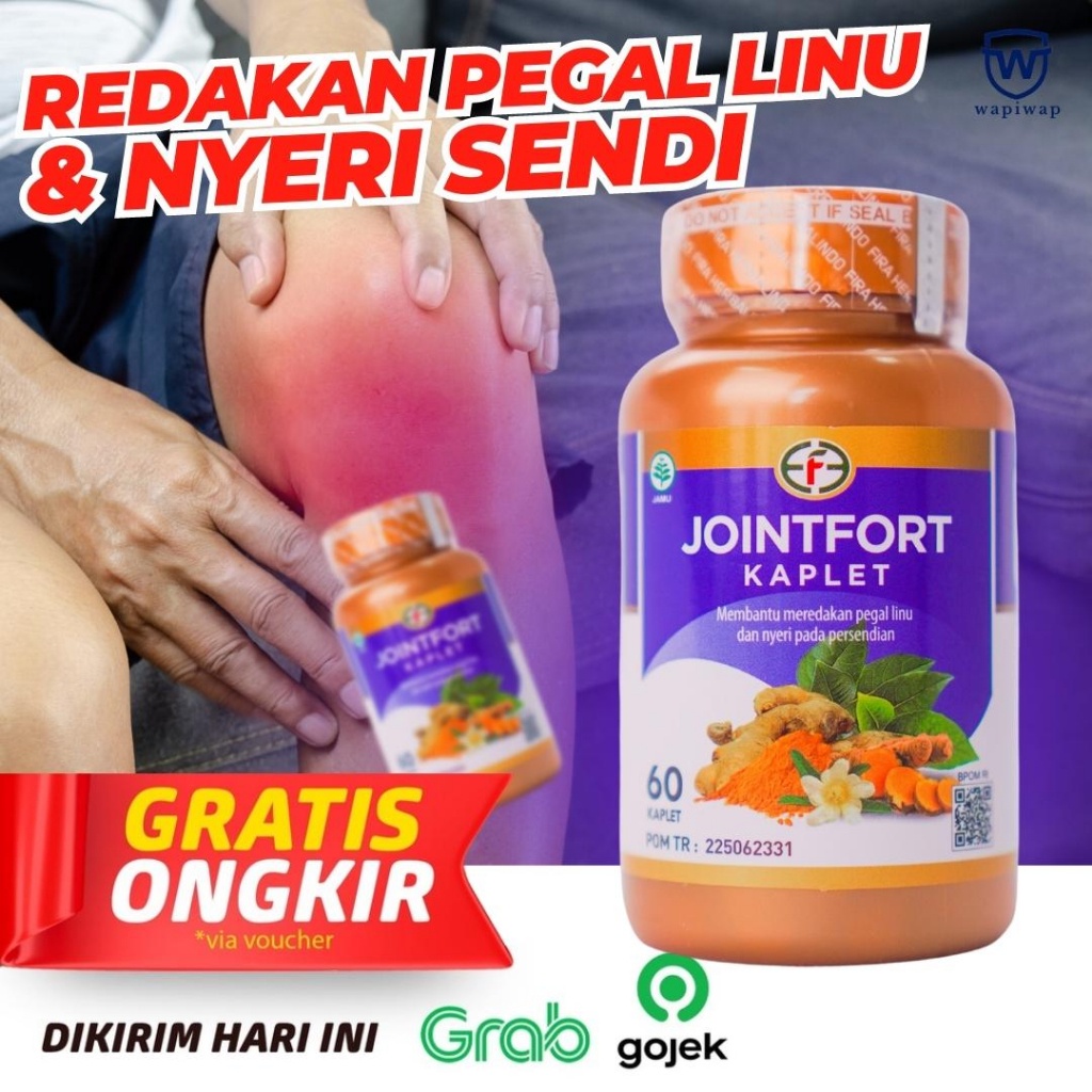 JOINTFORT KAPLET Original Obat Herbal Atasi Asam Urat Nyeri Sendi Rematik ASLI