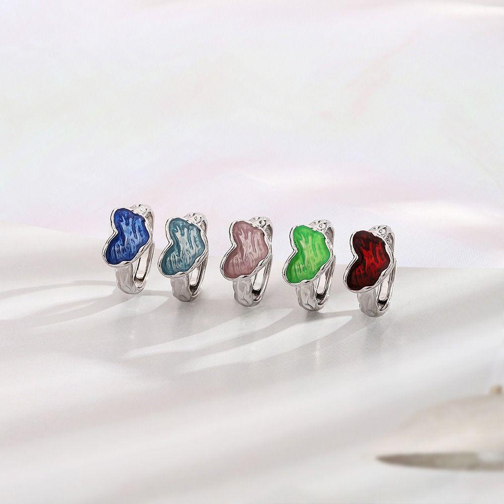 Mxbeauty Wanita Pembukaan Cincin Kepribadian Retro Hati Trendi Niche Desain Gadis Hadiah Gadis Tembaga Y2k Ring