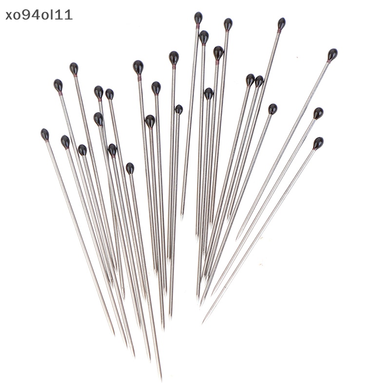 Xo 100Pcs Pin Serangga Spesimen Bahan Stainless Steel Untuk Lab Sekolah Entomoy OL