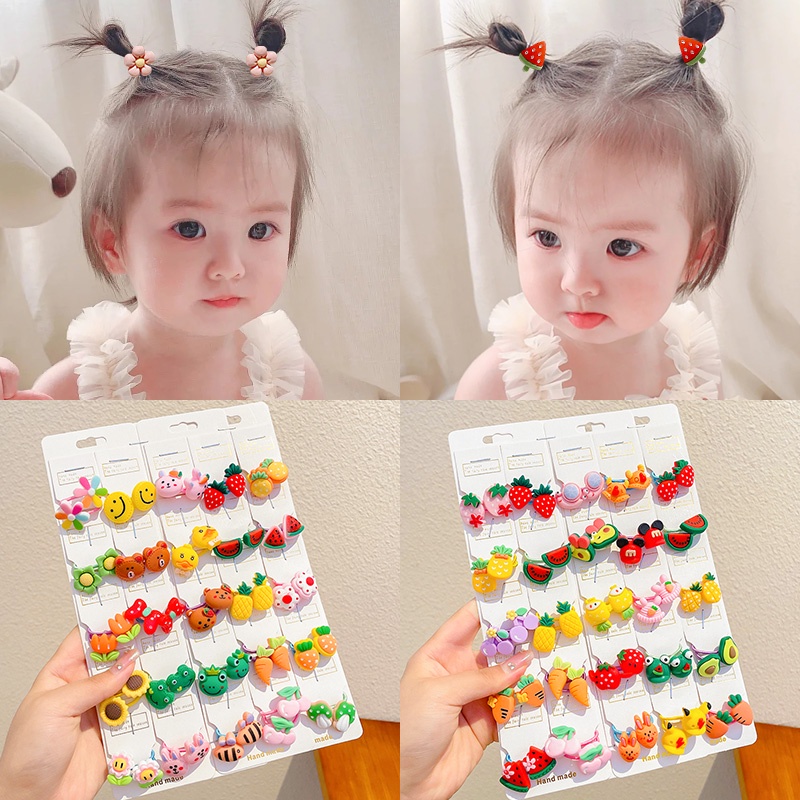 10-30 Pcs/Set Baru Gadis Lucu Kartun Bunga Kecil Scrunchie Anak Ponytail Ikat Rambut Elastis Rambut Band Fashion Aksesoris Rambut Set