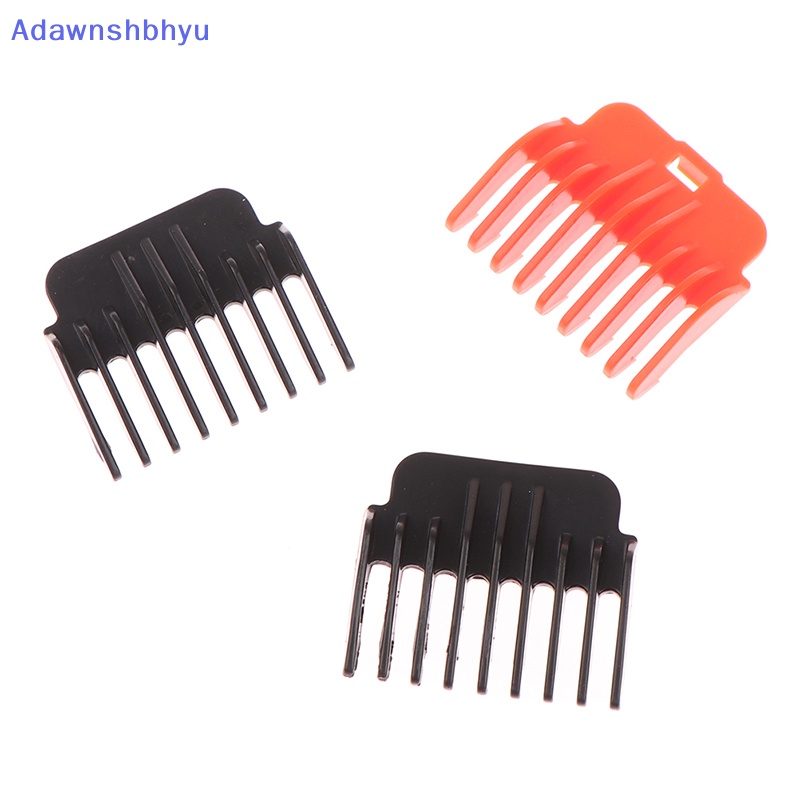 Adhyu 2Pcs/4Pcs T9 Penjepit Rambut Penjaga Panduan Sisir Kit Trimmer Cutg Guides Styling Tools Attachment Compatible 1.5mm 2mm 3mm 4mm 6mm 9mm ID