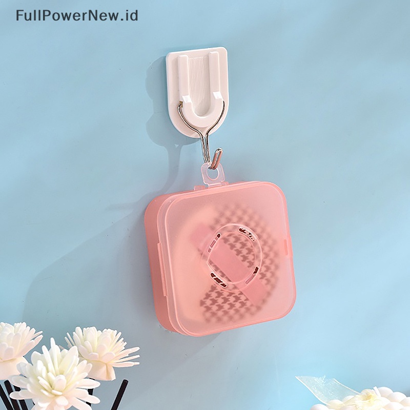 Power 1pcs box Puff Kosmetik Makeup Sponge Bedak Puff Tempat Pengeringan Display Storage ID