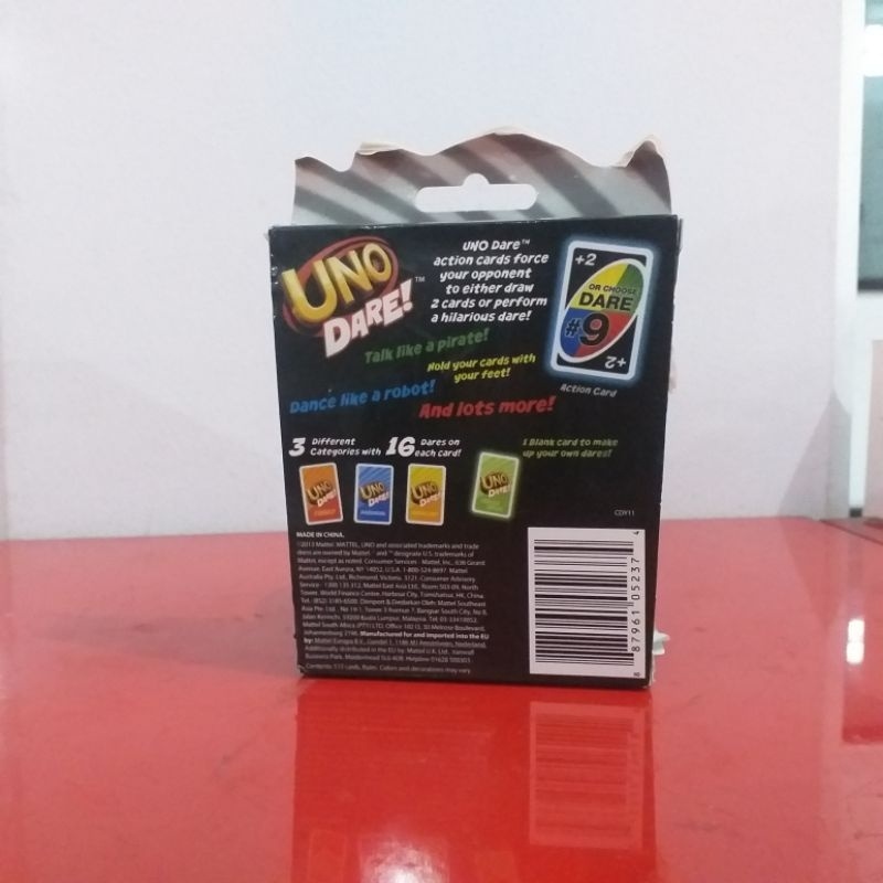 Uno Dare - board game CARD