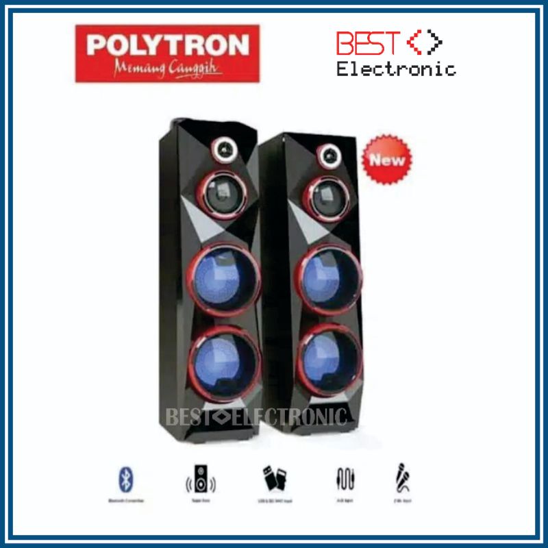 POLYTRON SPEAKER AKTIF BLUETOOTH PAS 8C28 / SPEAKER ACTIVE BLUETOOTH + RADIO