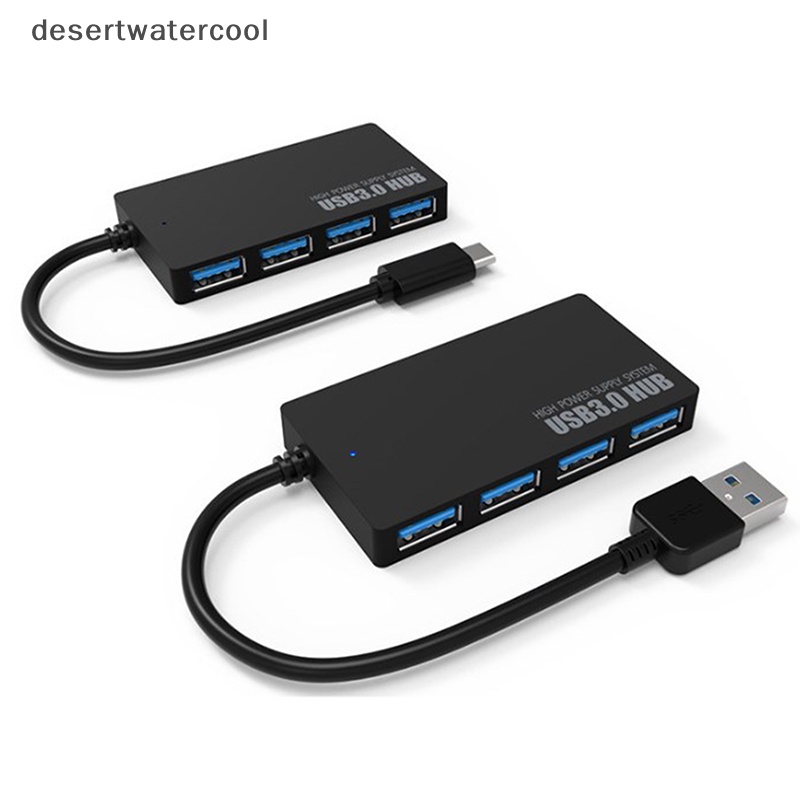 Deid USB HUB USB 3.0 4port Tipe C HUB Adapter Konvertor Kabel Data Kecepatan Tinggi Martijn