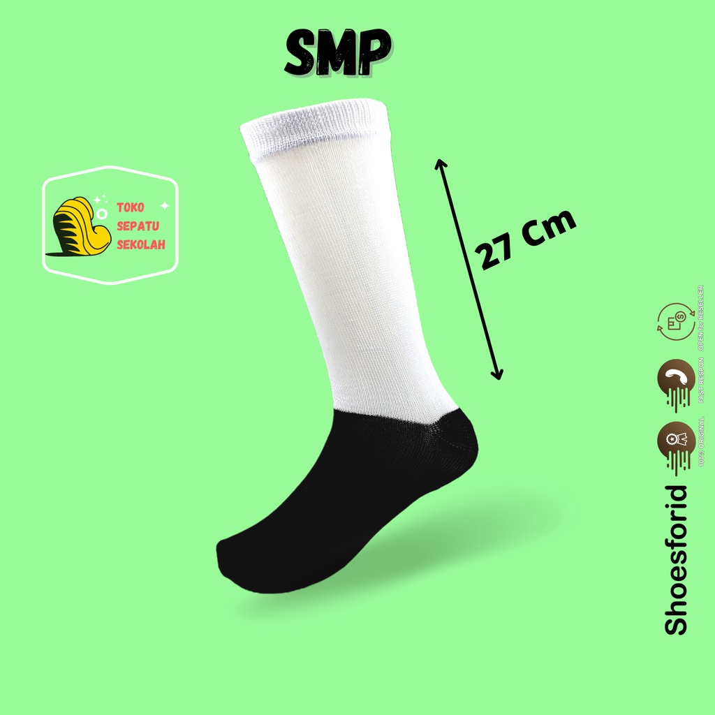 SFK kaos kaki sekolah hitam putih SD SMP SMA