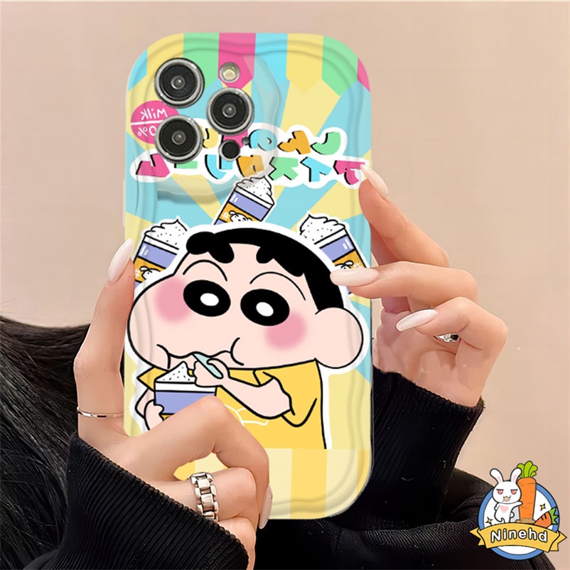 IPHONE Casing Soft Case 3D Fashion Variasi Tepi Melengkung Bergelombang Kompatibel Untuk Iphone14 13 12 11 Pro Max X Xr Xs Max8 7 6 6s Plus SE 2020 Airbag Glossy Phone Case Shockproof Soft Back Cover