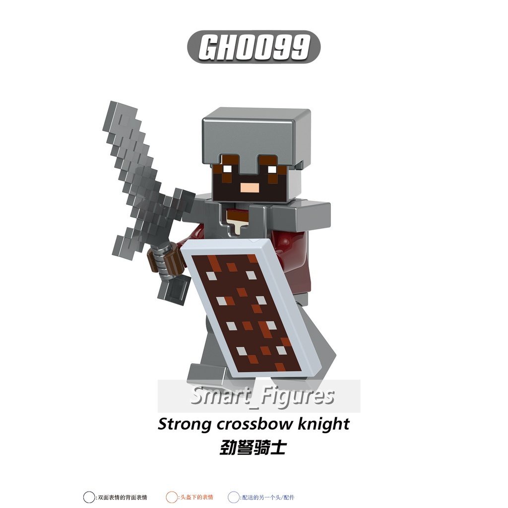 Minecraft Mini Action Figure Guard Soldier Bee-bear Sentry Mengumpulkan Mainan