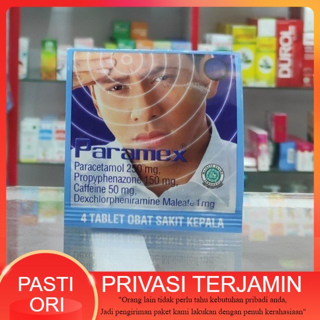 paramex sakit kepala BOX ISI 50 STRIP / paramek sakit kepala 1 BOX