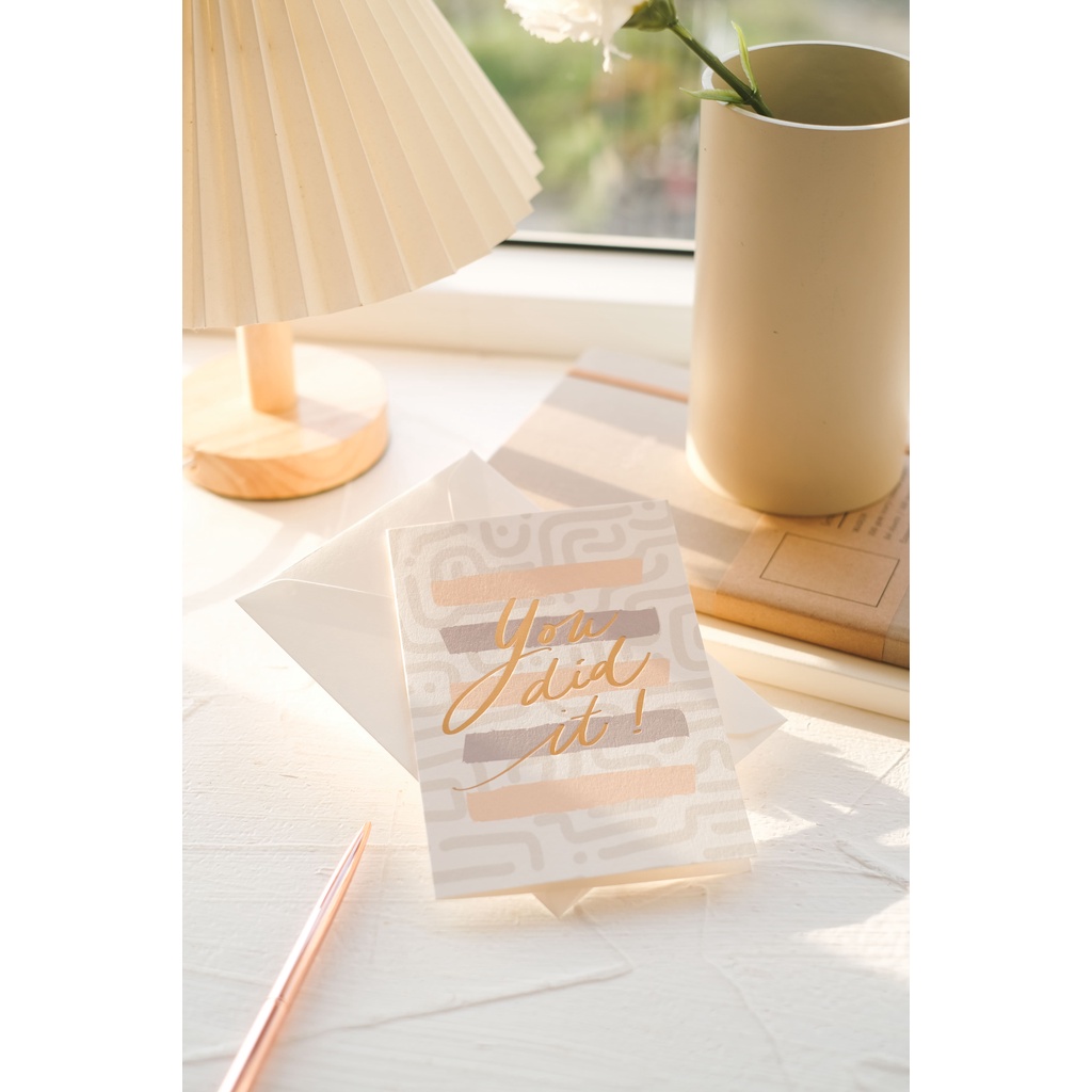 

You Dit It Greeting Card / Kartu Ucapan Letterist