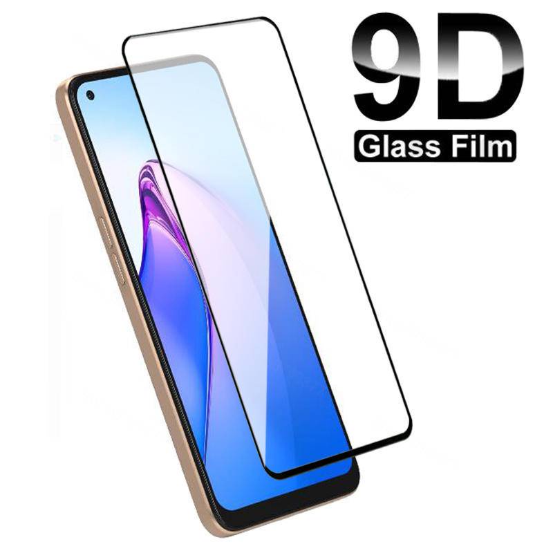 Film Tempered Glass Hitam Untuk Realme Narzo 10.10a 20.20a 30.30a 50 Pro 4G 5G Pelindung Layar Untuk Realme Narzo 50A 50i Prime N55 N53 Protector Phone Film