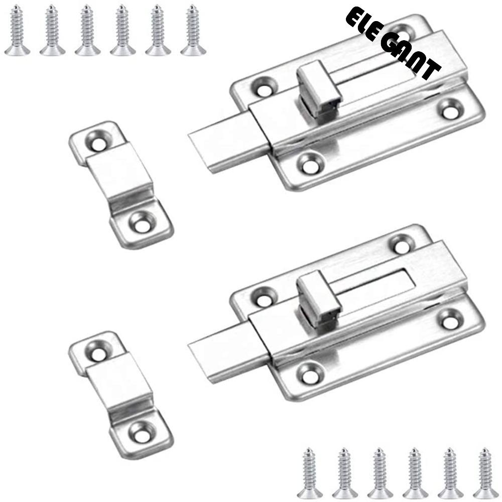 [Elegan] Kunci Gudang Kamar Tidur Kamar Mandi Slide Kabinet Catches
