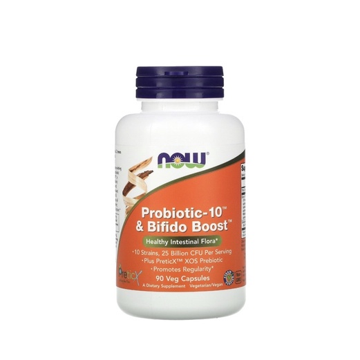 Now Foods Probiotic 10 & Bifido Boost 25 Billion 90 Vegetarian Capsules