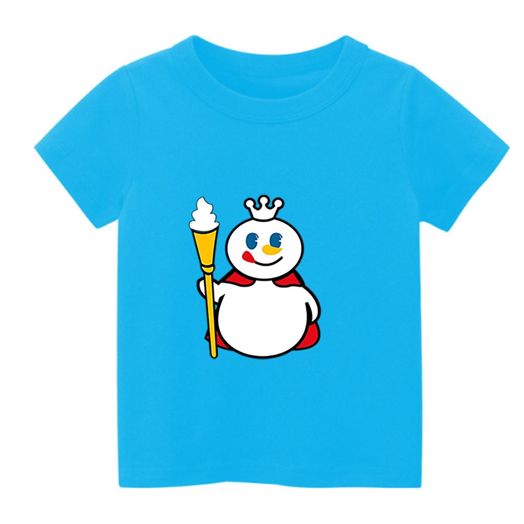 Promo Kaos anak King Mixue T-shirt kekinian cute