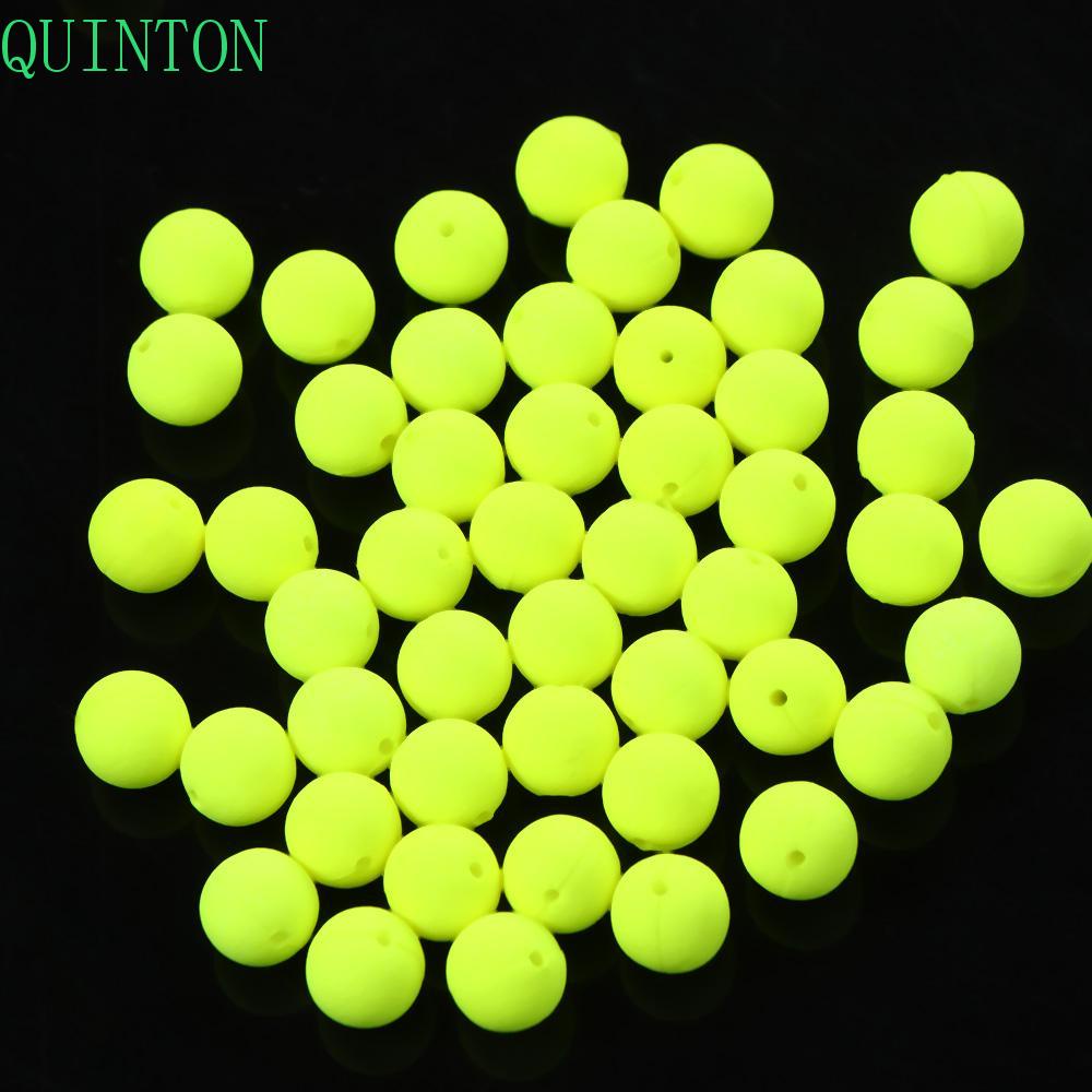 Quinton 50 Pcs Pelampung Pancing 50 Pcs Pecinta Pancing Pelampung Bobbers Neon Bobbers Indikator Pelampung Busa Bola Neon Drift Ball