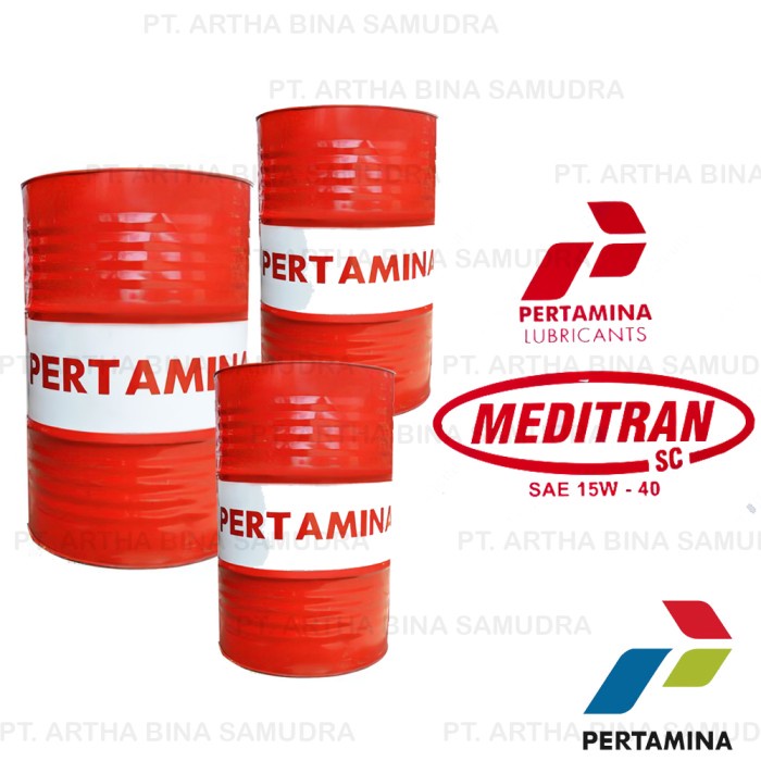 OLI Pertamina Meditran SC SAE 15W-40 Drum Isi 209 Liter