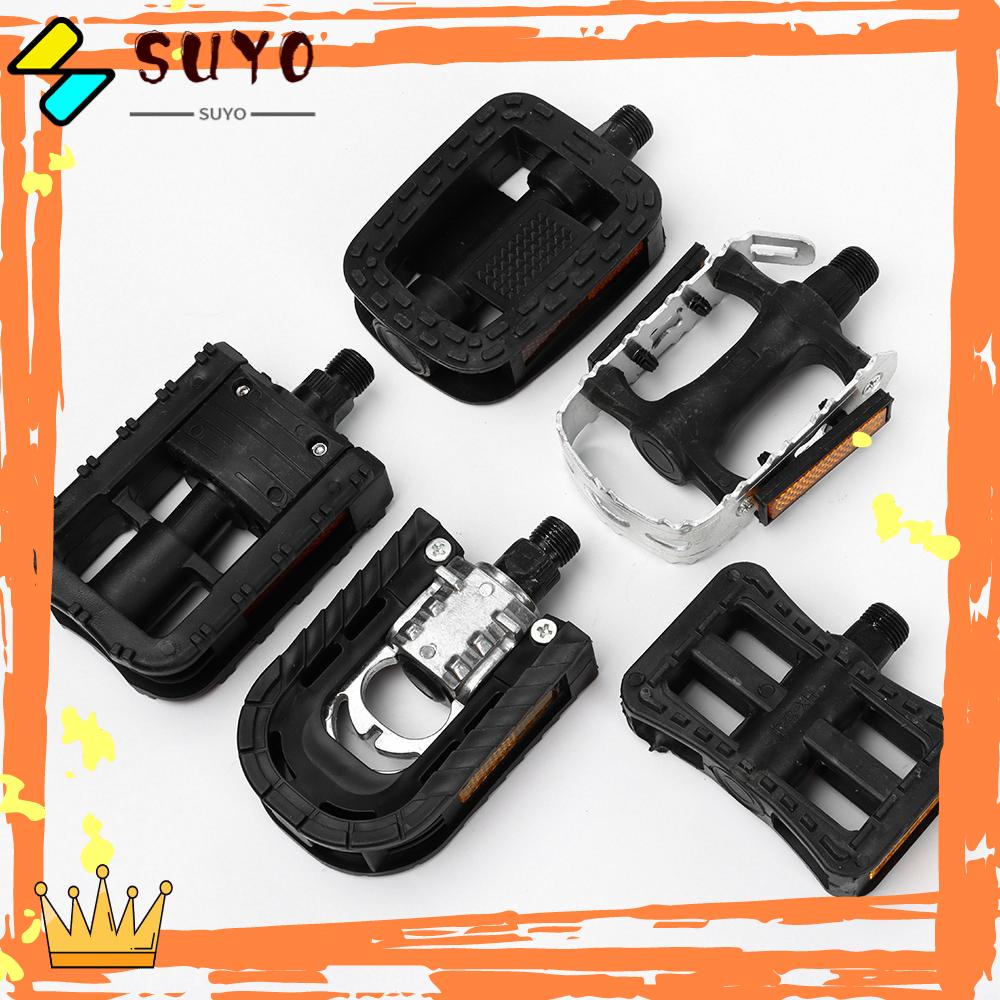 Suyo 1pasang E-bike Pedal Lipat Refitting Anti-slip Perlengkapan Bersepeda Bagian Skuter