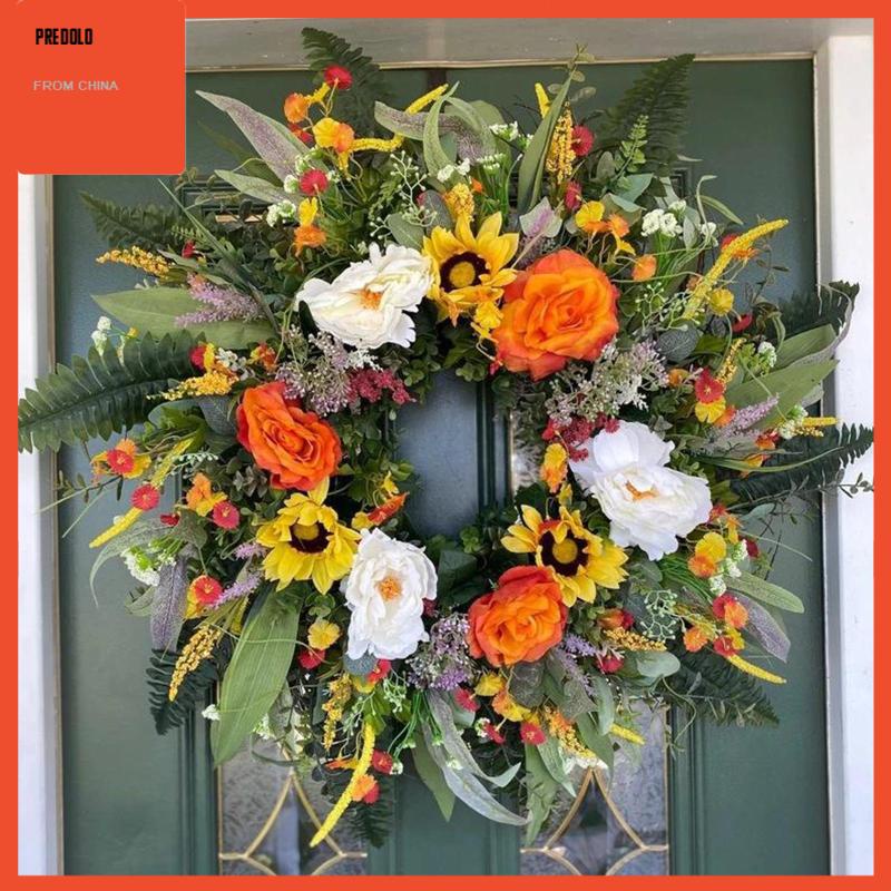 [Predolo] Karangan Bunga Buatan Properti Fotografi Karangan Bunga Pernikahan Untuk Rumah Halloween Kantor