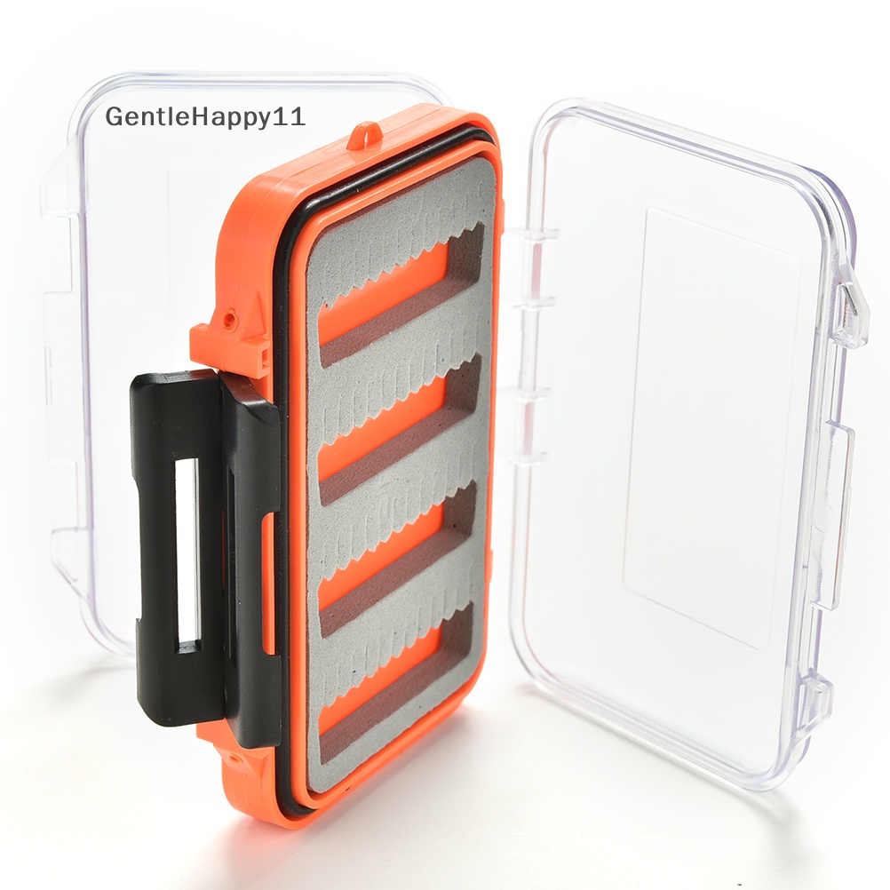 Gentlehappy Double Side Waterproof Pocket Fly Fishing Box Slid Foam Insert Tahan 170fly id