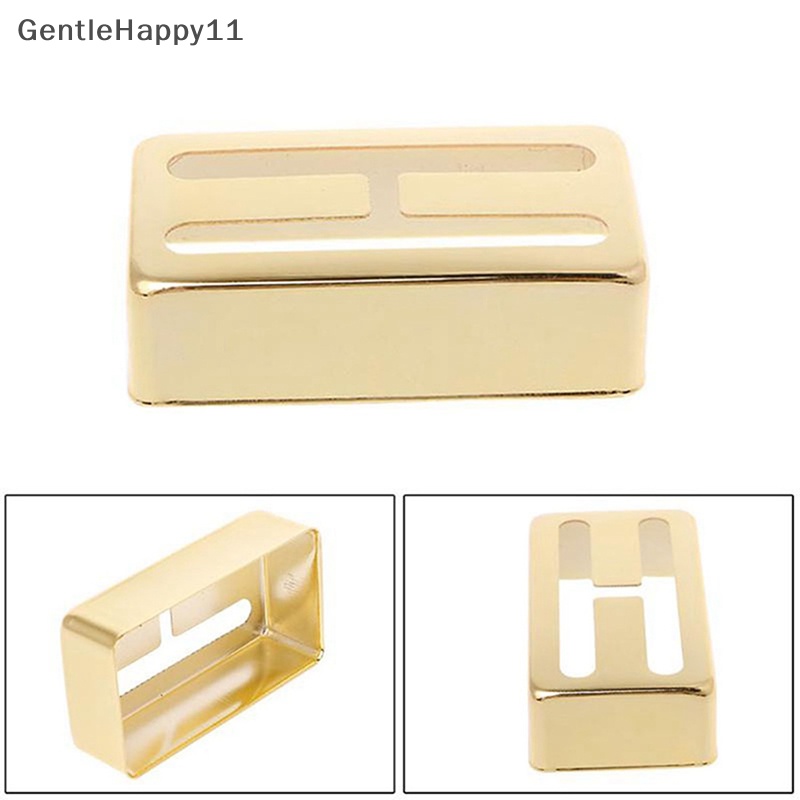 Gentlehappy Cover Pickup Gitar Elektrik Bahan Metal Tembaga Humbucker Pickup Cover Untuk id Gitar