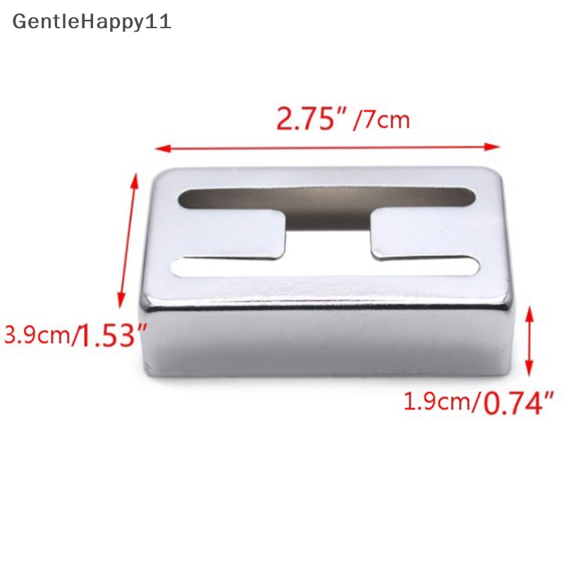 Gentlehappy Cover Pickup Gitar Elektrik Bahan Metal Tembaga Humbucker Pickup Cover Untuk id Gitar