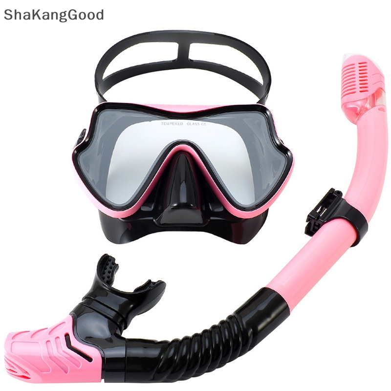Skid diving snorkel Profesional Scuba diving Masker snorkeling Set Dewasa Rok Silikon snorkeling diving Goggles SKK