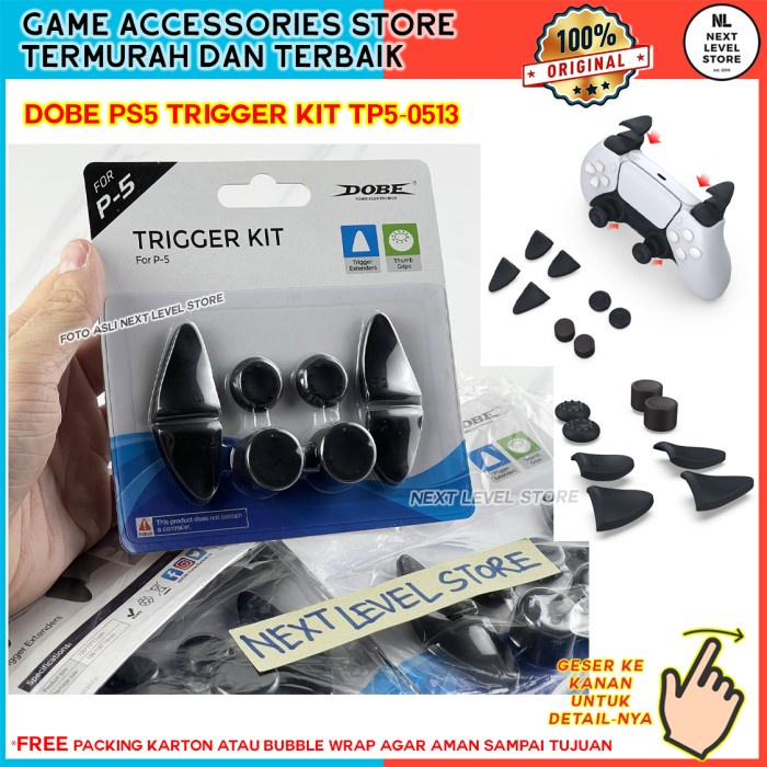 DOBE Trigger Kit TP5-0513 for PS5 DualSense  TP5-0513 Stik Dual Sense