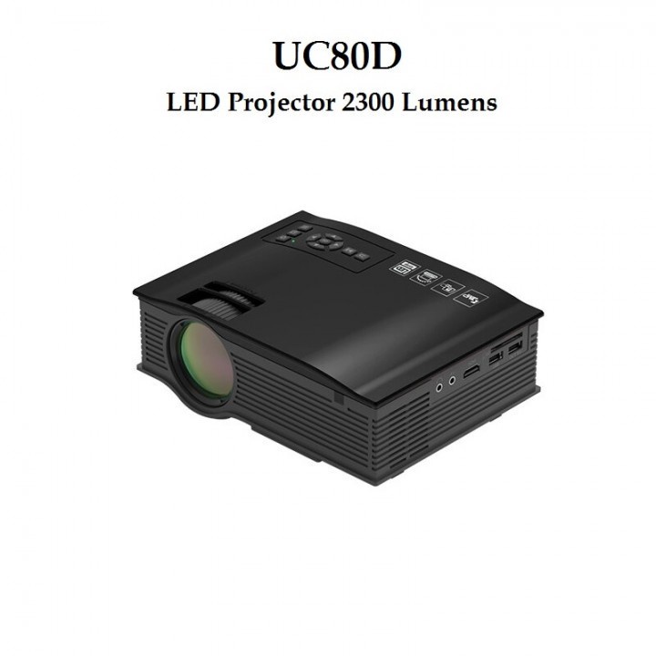 75 UNIC UC80D Wired Mirror Display - LED Projector 80ANSI Lumens Full HD