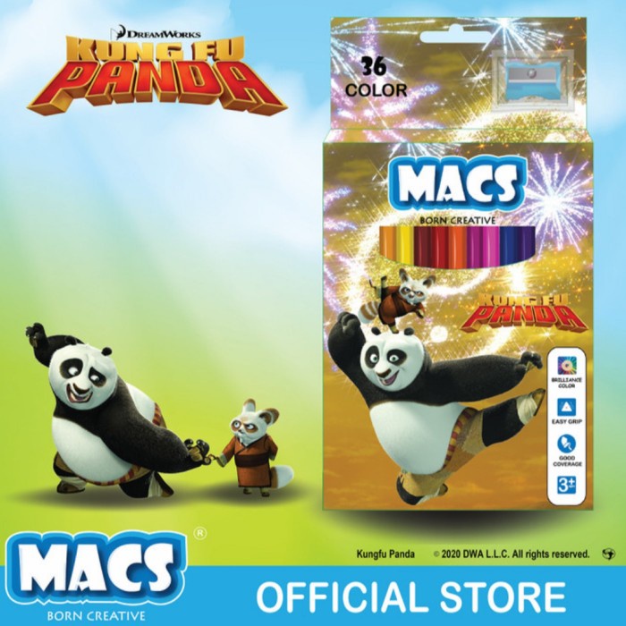 

MACS Pensil Gambar Kung Fu Panda 36 Warna