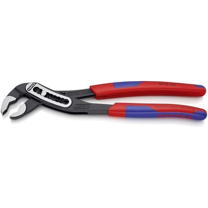 

88 02 250 Knipex Water Pump Pliers"Alligator" 9,84" With Soft Handle