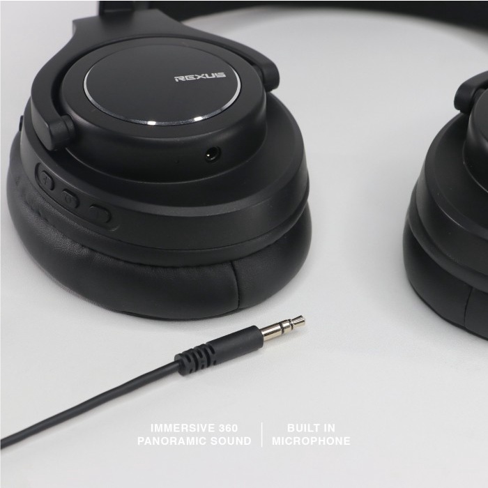 Headset Bluetooth REXUS S8 Dual Mode (Bluetooth V5.1 &amp; Wired)