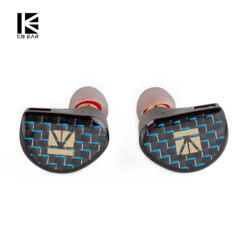 Kbear INK MK2 HiFi In-ear Monitor Earphone Ditingkatkan DLC Diafragma Dinamis 2Pin Kabel Earbud Olahraga Musik DJ Headset