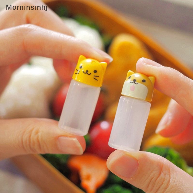 Mornin 3Pcs Botol Saos Bumbu Mini Portable Botol Kecap Salad Dressing Container Bento Kotak Makan id