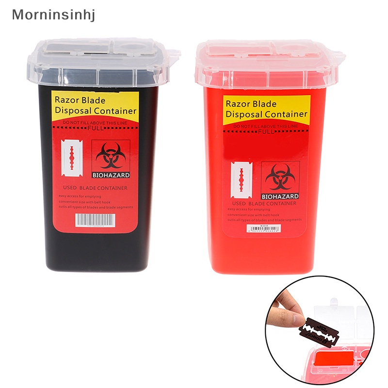 Mornin Barber Aksesoris Wadah Pembuangan Case Pisau Sampah Kotak Penyimpanan Trash id